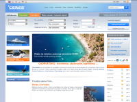 Náhľad web stránky CK CERES
