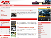 Náhľad web stránky Auto moto portál