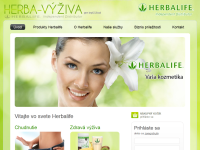 Náhľad web stránky Obchod s HerbaLife
